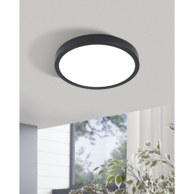 LED přisazené osvětlení FUEVA 5, 20W, denní bílá, 28,5cm, kulaté, černé