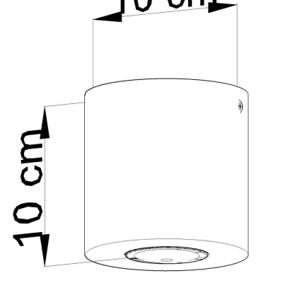 Stropní dřevěné osvětlení ORBIS, 1xGU10, 40W