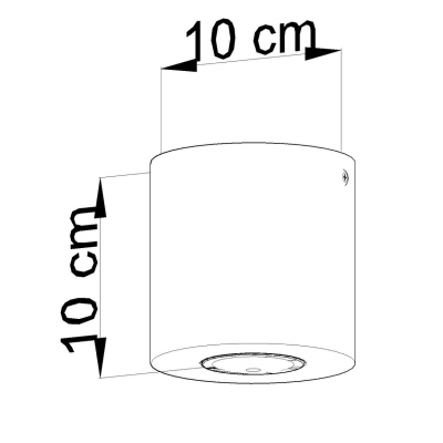 Stropní dřevěné osvětlení ORBIS, 1xGU10, 40W