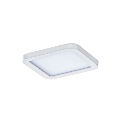 Stropní LED osvětlení do koupelny SLIM 9 SQUARE, 6W, teplá bílá, 8,5x8,5cm, hranaté, bílé, IP44