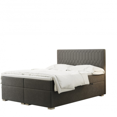 Postel boxspring FATIMA 180x200 - zelená