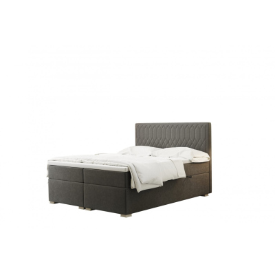 Postel boxspring FATIMA 180x200 - zelená