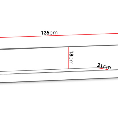 Obývací sestava s pohovkou a LED osvětlením ALBANY 5 - matná bílá / dub san remo / hnědá