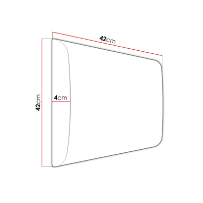 Stěna do chodby s čalouněnými panely ANDORA 4 - černá / béžová
