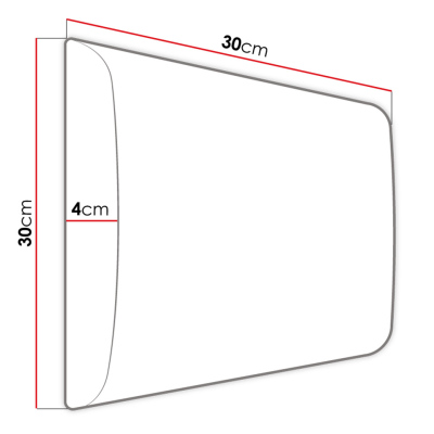 Čalouněná jednolůžková postel 90x200 NECHLIN 2 - černá ekokůže + panely 30x30 cm ZDARMA