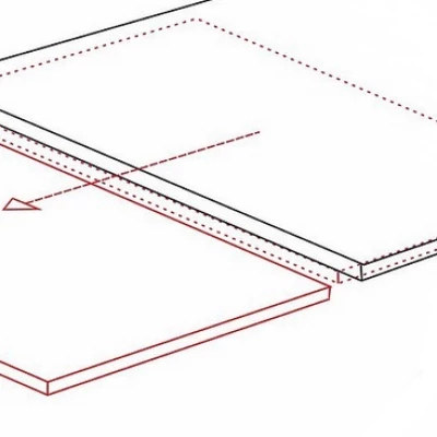 Rozkládací jídelní stůl GEDEON 1 - 160x90, černý / matný černý