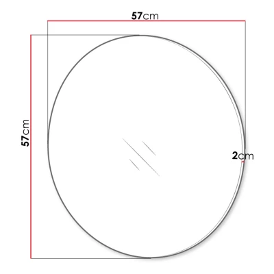 Nástěnné kulaté zrcadlo VENTANA