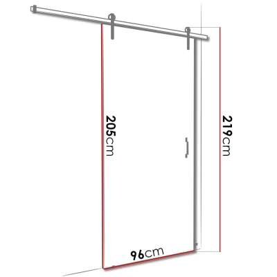 Posuvné interiérové dveře XAVIER 5 - 90 cm, bílé