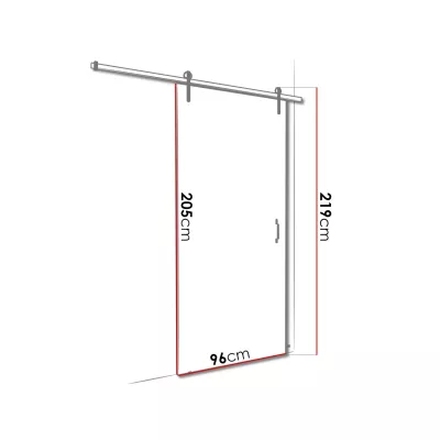 Posuvné interiérové dveře XAVIER 5 - 90 cm, bílé