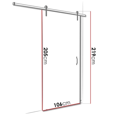 Posuvné interiérové dveře XAVIER 5 - 100 cm, bílé