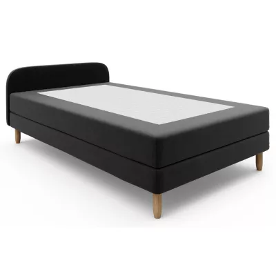 Jednolůžková postel HENRYK COMFORT 2 - 80x200, antracitová