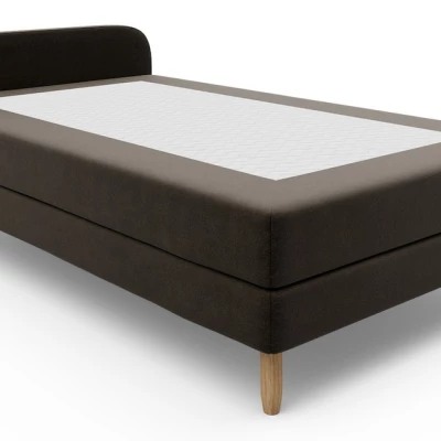 Jednolůžková postel HENRYK COMFORT 2 - 90x200, hnědá