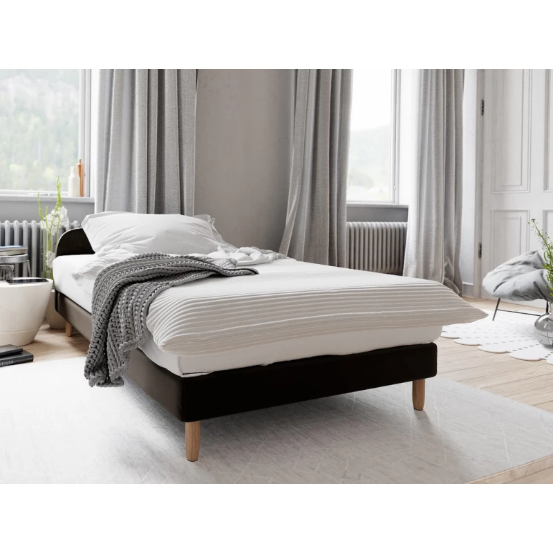 Jednolůžková postel HENRYK COMFORT 2 - 90x200, hnědá