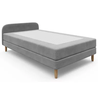 Jednolůžková postel HENRYK COMFORT 2 - 90x200, šedá