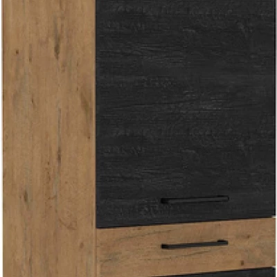 Potravinová skříň VANYA - šířka 60 cm, dark wood / dub lancelot