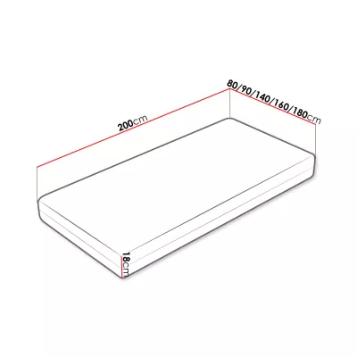Oboustranná matrace 180x200 CHERRYLE