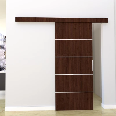 Posuvné interiérové dveře BARRET 2 - 86 cm, wenge