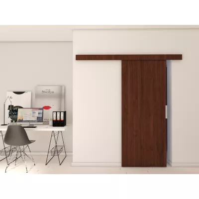 Posuvné dveře na stěnu BARRET 1 - 106 cm, wenge