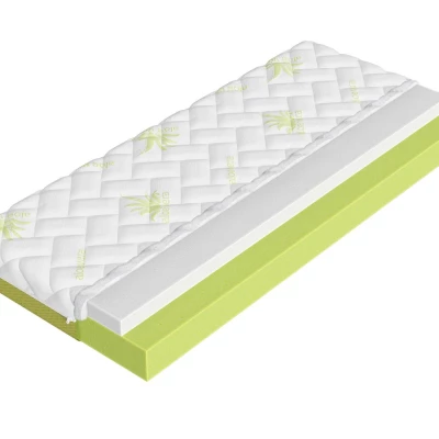 Pěnová matrace s aloe vera 90x200 SATALA - výška 13 cm