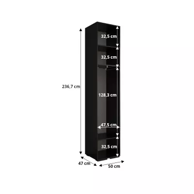 Předsíňová skříň SAVELA 4 - 50 cm, kašmír