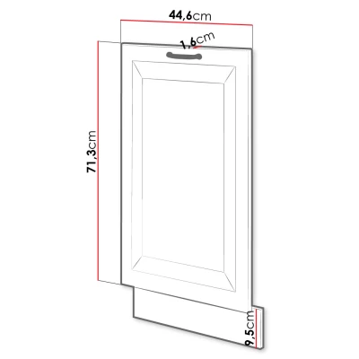 Dvířka ke kuchyňské lince FRYZIA - 713x446 mm, bílé