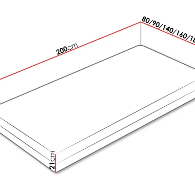 Pružinová matrace 140x200 CHICA