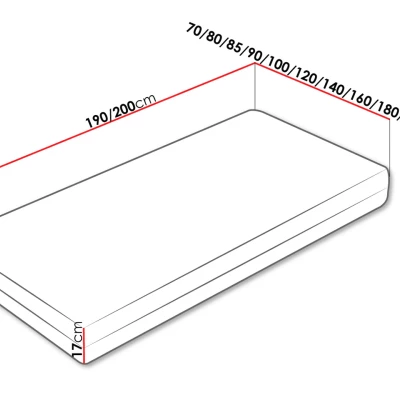 Pružinová matrace REGLA - 80x190