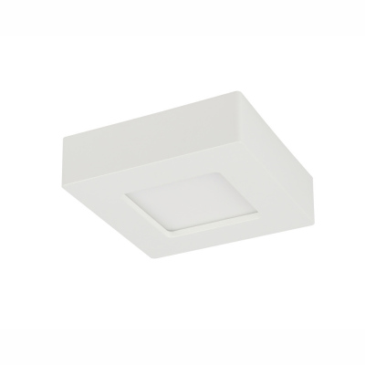 Stropní přisazené LED svítidlo SVENJA, 6W, teplá bílá, IP44, 12,2x12,2cm, hranaté