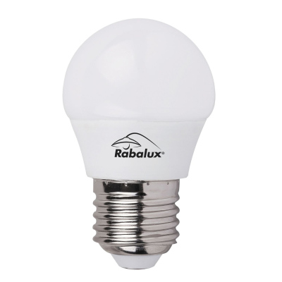 LED žárovka, G45, E27, 5W, neutrální bílá