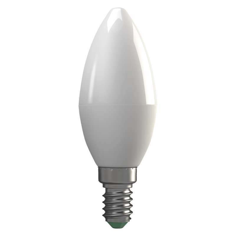 LED žárovka, E14, Candle, 6W, 500lm, 3000K, teplá bílá