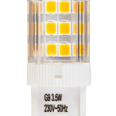 LED žárovka, G9, 3,6W, teplá bílá