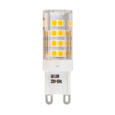 LED žárovka, G9, 3,6W, teplá bílá