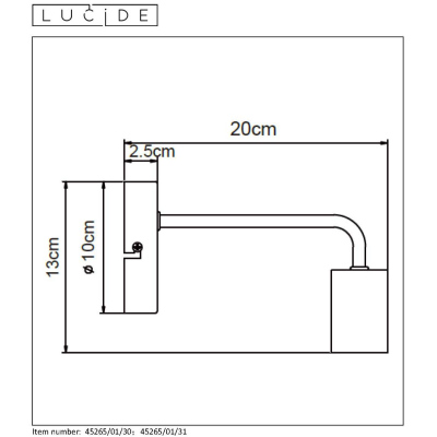 Nástěnné osvětlení SCOTT, E27, 1 x 40W, černé