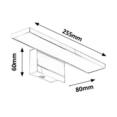 LED nástěnné obrazové svítidlo LOUISE