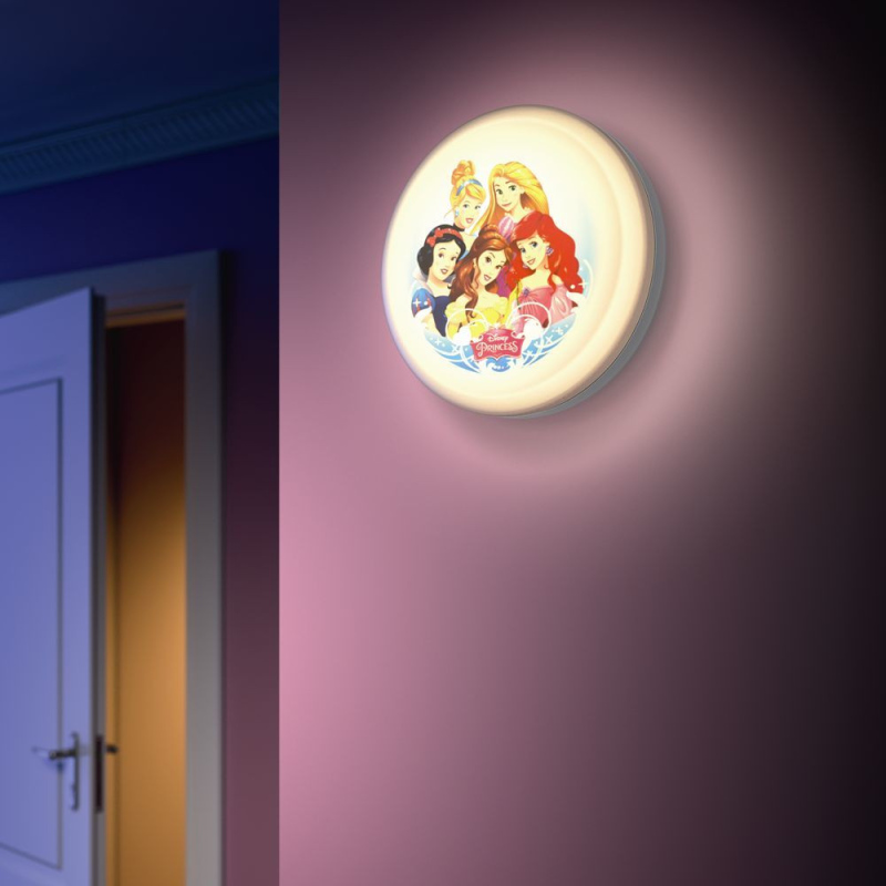 Dětské stropní / nástěnné LED svítidlo Disney PRINCEZNY